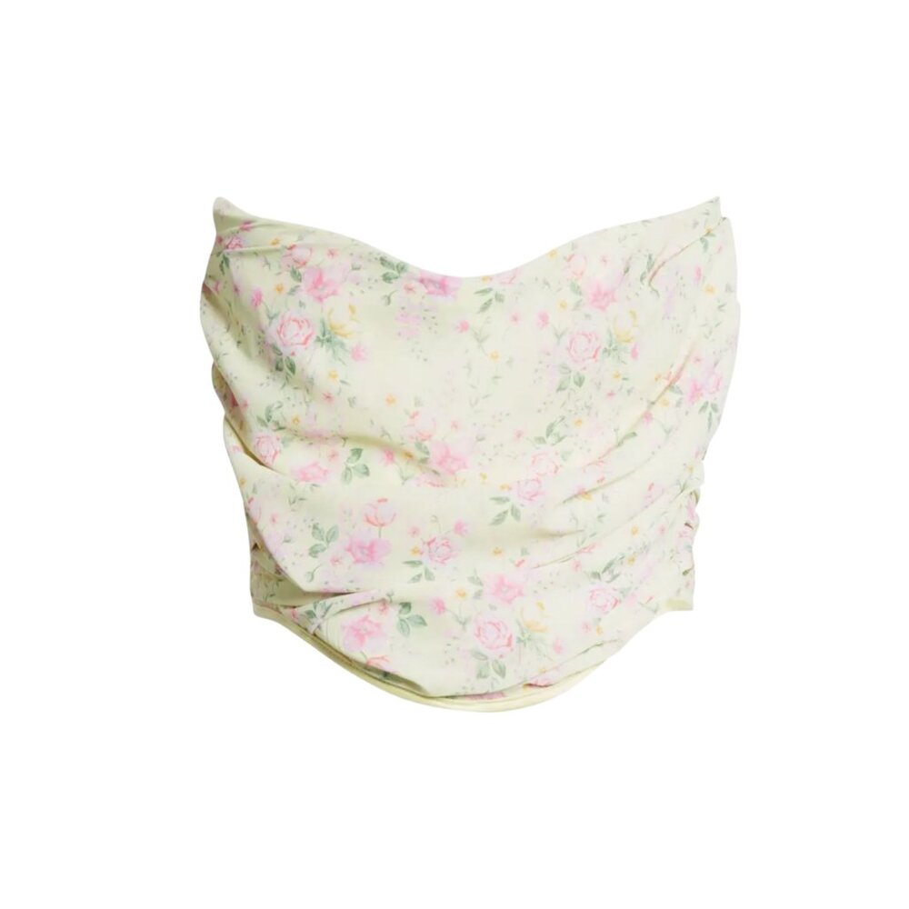 House Of CB Vivienne Ditsy Floral Strapless Corset - Picture 5 of 12